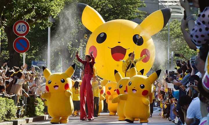 Lễ hội Pokemon độc đáo ở Nhật Bản, Pikachu tràn xuống đường