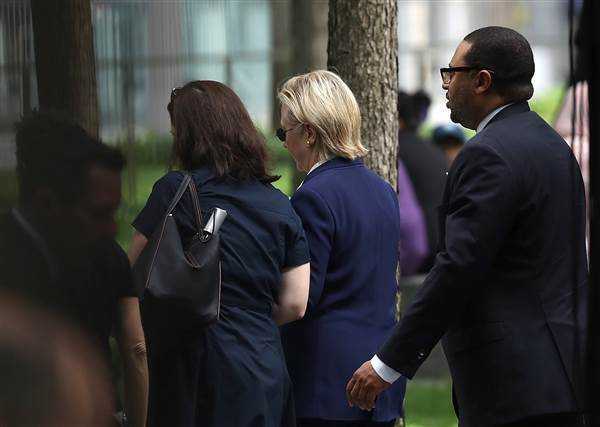 Video: Bà Clinton 'ngã gục' khi tham gia lễ tưởng niệm ngày 11/9