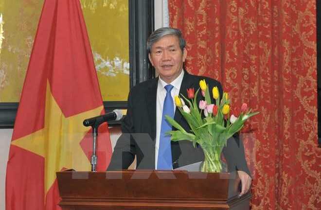 Thường trực Ban Bí thư Đinh Thế Huynh hội kiến Tổng Thư ký Liên hợp quốc