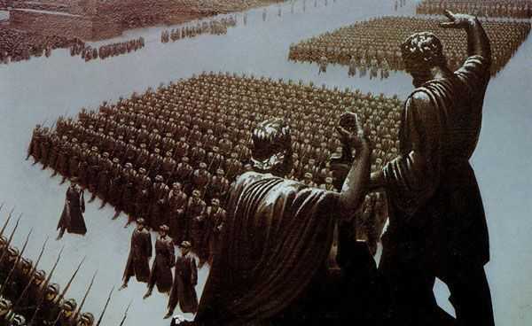 Hitler theo dõi lễ duyệt binh huyền thoại ngày 7/11/1941 ra sao?