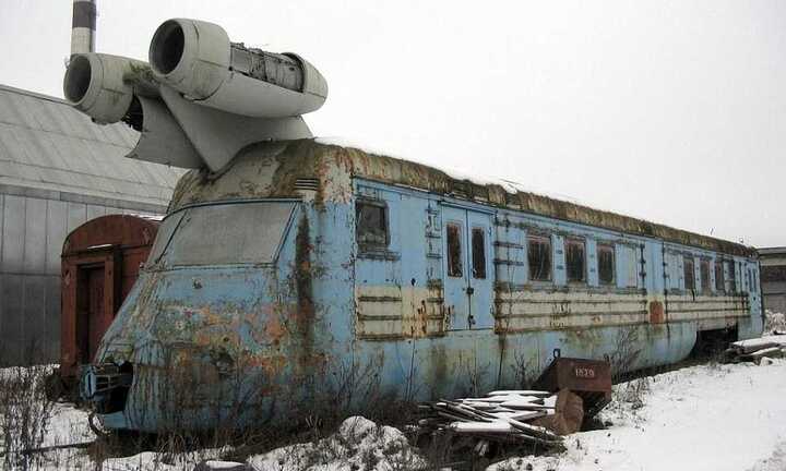 Phát hiện tàu hoả phản lực từ thời Liên Xô có thể lướt nhanh như máy bay