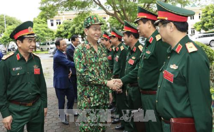 Chủ tịch nước Trần Đại Quang thăm Bộ Quốc phòng