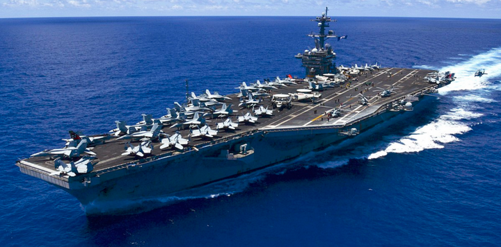 Đoàn công tác liên ngành Việt Nam thăm tàu sân bay Mỹ