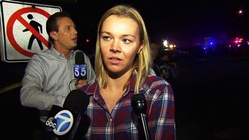 Nhờ được ném qua cửa sổ, cô gái thoát khỏi vụ xả súng kinh hoàng ở California