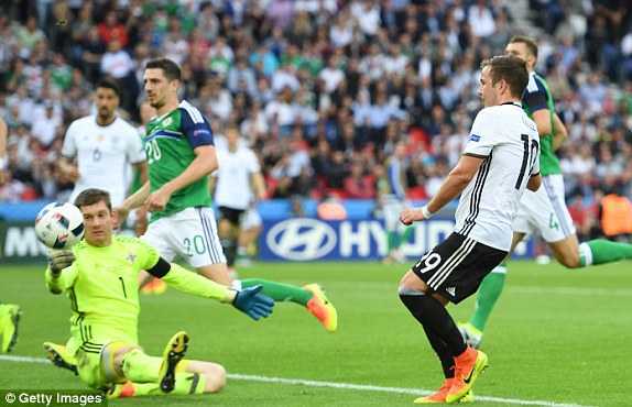 Trực tiếp Euro 2016: Đức vs Bắc Ailen