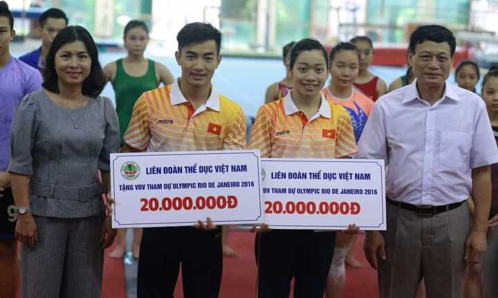 Thưởng lớn cho Hà Thanh, Phước Hưng trước Olympic Rio 2016