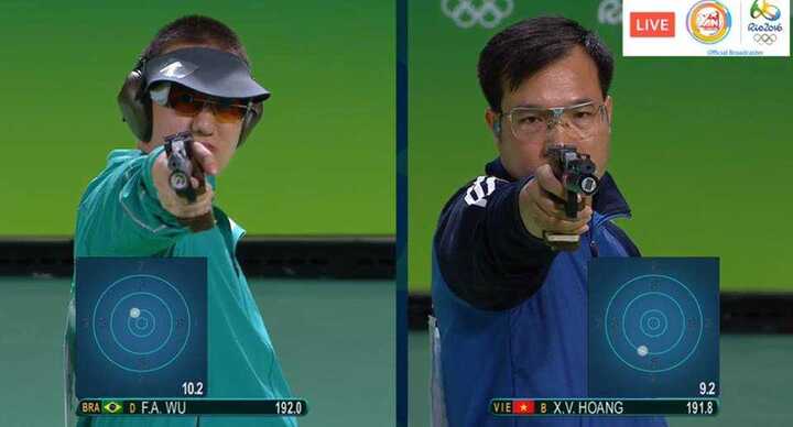 Khoảnh khắc lịch sử Hoàng Xuân Vinh giành huy chương vàng Olympic 2016