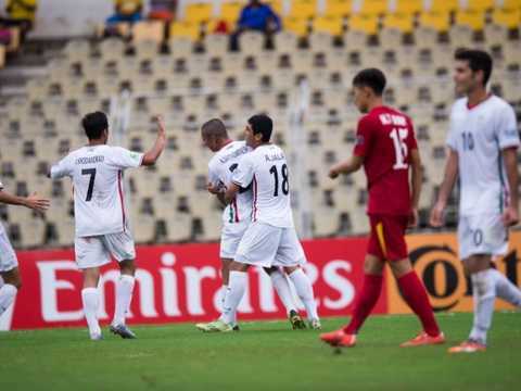 Thua đậm U16 Iran, U16 Việt Nam mất vé dự World Cup U17