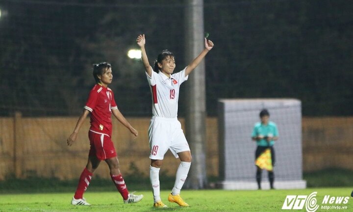 Thắng Myanmar, tuyển nữ Việt Nam giành vé dự Asian Cup 2018
