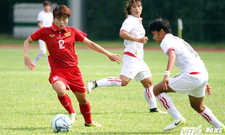 Thắng đậm Myanmar, tuyển nữ Việt Nam sáng cửa vô địch SEA Games