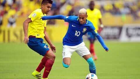 Trực tiếp vòng loại World Cup 2018: Brazil vs Ecuador