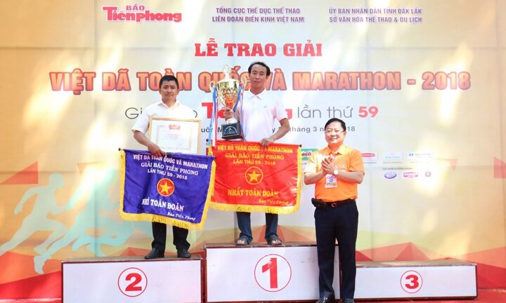 Bình Phước bảo vệ thành công chức vô địch Việt dã Tiền Phong