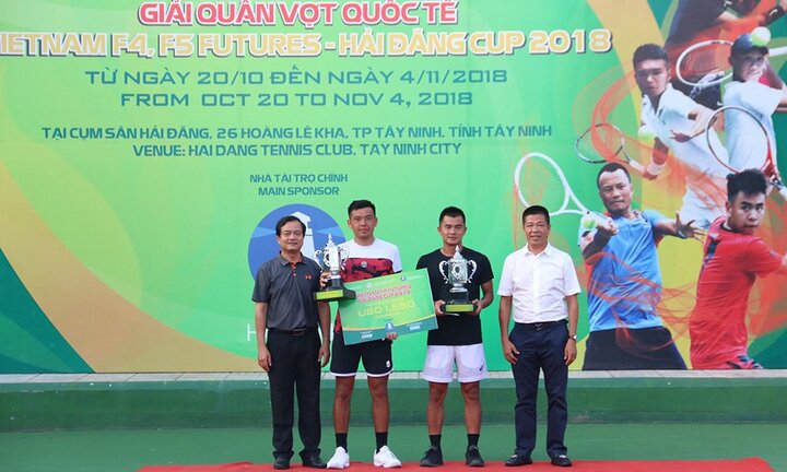 Lý Hoàng Nam, Lê Quốc Khánh vô địch đôi nam Vietnam F4 Futures