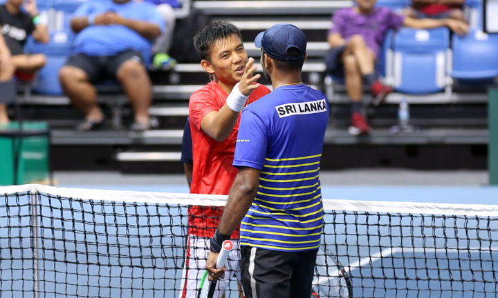 Tuyển quần vợt nam Việt Nam toàn thắng trận mở màn Davis Cup