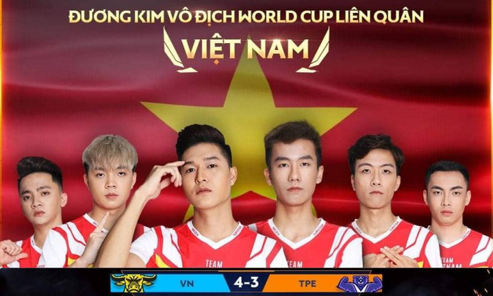 Tuyển Việt Nam vô địch Liên quân Mobile thế giới