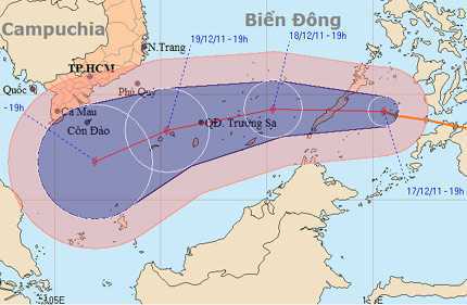 Bão Washi giật cấp 11 tiến vào biển Đông