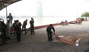 Phát hiện thi thể quân nhân nổi trên sông Hàn