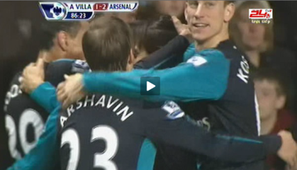 Benayoun ghi bàn thắng vàng kết liễu Aston Villa