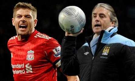 Gerrard, Mancini khẩu chiến trong đường hầm