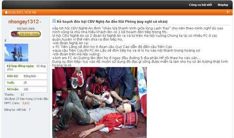 Từ diễn đàn Hội CĐV: Lạch Tray tiềm ẩn!