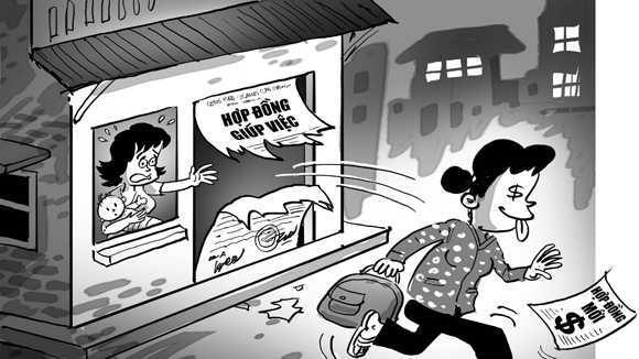 Mánh khóe moi tiền gia chủ của osin