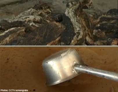 Dầu ăn làm từ thịt, nội tạng động vật thối rữa