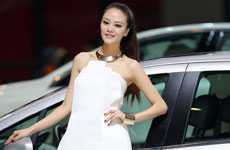 Sắc trắng dịu dàng ở triển lãm xe Bắc Kinh