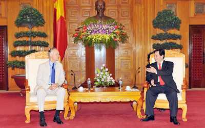 Thủ tướng tiếp nhà sáng lập New7Wonders