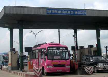 Thu phí bảo trì đường bộ từ 1/1/2013