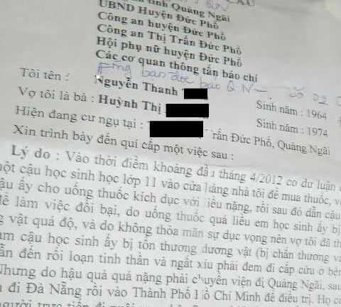 Rộ tin đồn nam sinh bị ép quan hệ phải đi cấp cứu