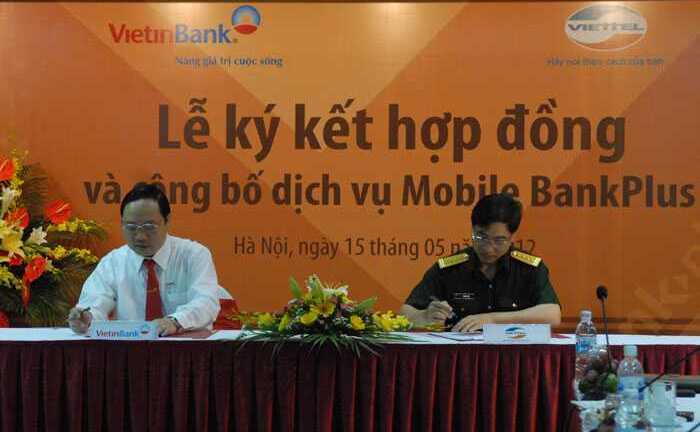 Ra mắt dịch vụ Bankplus Viettel - Vietinbank