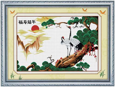 Tranh thêu chữ thập – trào lưu mới của các chị em