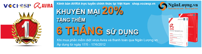 Sở hữu phần mềm diệt virus Avira bản quyền từ VCCI eSP