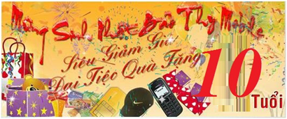 Bảo Thy Mobile siêu giảm giá kỷ niệm sinh nhật 10 tuổi
