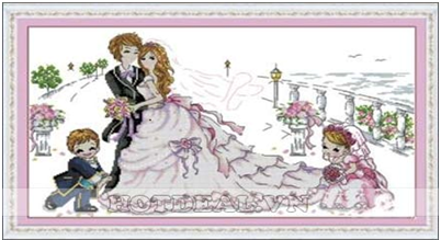 Tranh thêu chữ thập – Món quà đầy ý nghĩa