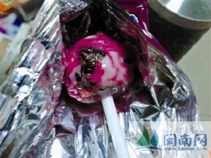 Phát hiện năm xác gián trong kẹo mút Alpenliebe