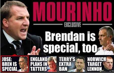 Mourinho: Brendan Rogers là người đặc biệt