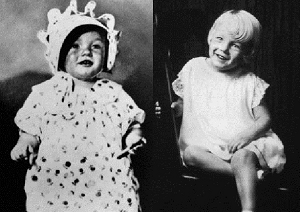 Ảnh độc thời thơ ấu của Marilyn Monroe