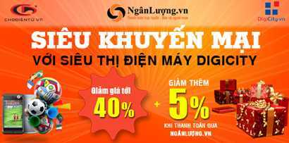 Siêu thị điện máy Digicity siêu khuyến mãi mùa Euro