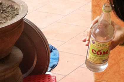 Rượu kém chất lượng, mùi thơm chết người