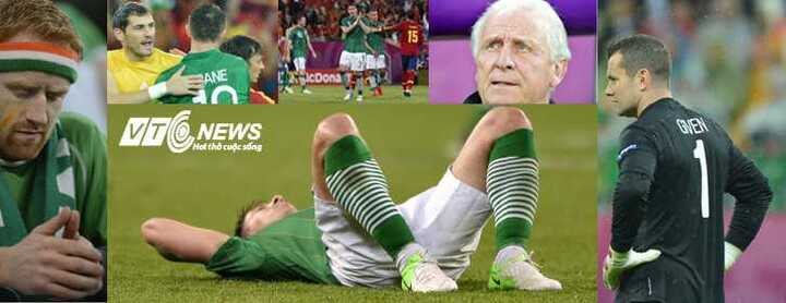 Ireland rời EURO: Tuổi già sao giữ nổi hạnh phúc