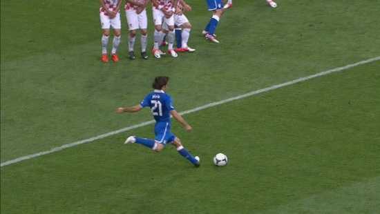 Cú sút phạt ghi bàn thần sầu của Pirlo
