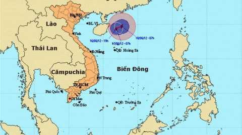 Áp thấp nhiệt đới có thể mạnh thành bão