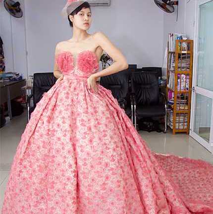 Phương Mai lộng lẫy với thiết kế của Vũ Thu Phương