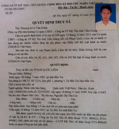 Bị truy nã vẫn làm phó chánh thanh tra sở