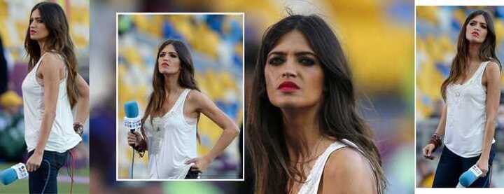 Chùm ảnh: Bồ Casillas mặt nghệt trước giờ bóng lăn