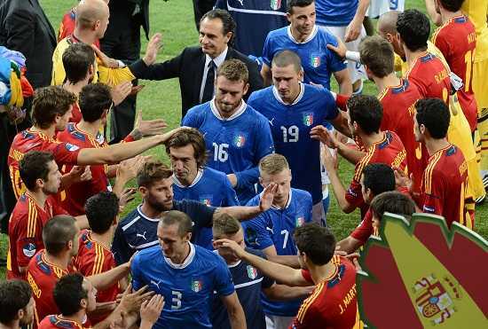 ĐT Italia sau Euro: 