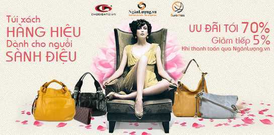 Giảm giá 70% túi ví hàng hiệu cao cấp trên Chodientu.vn