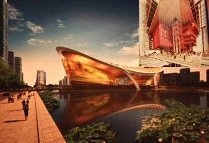 Nhà hát Thăng Long lấy nguồn cảm hứng từ cánh buồm đỏ