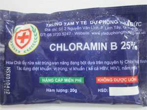 Tưởng Chloramin B là thuốc hạ sốt, mẹ cho con uống